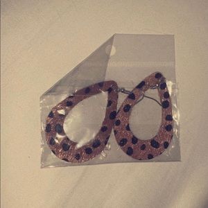 Cheetah earrings